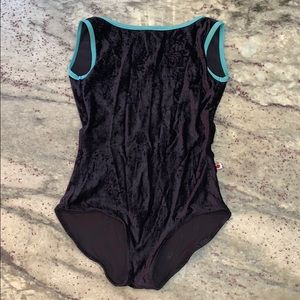 YUMIKO Sofiane Leotard + velvet + bust panel